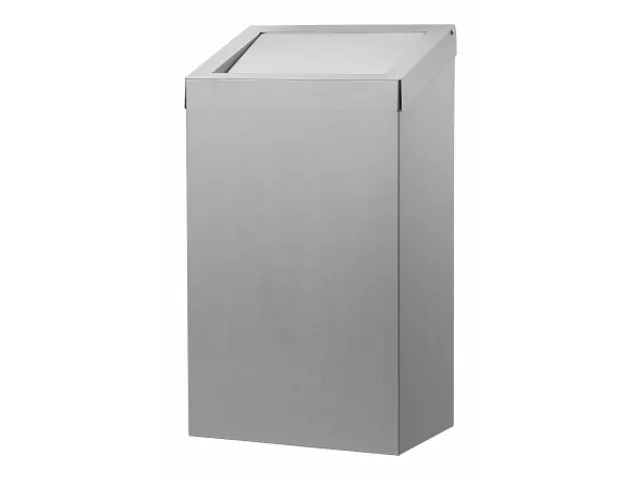 Afvalbak 50 Liter Gesloten RVS