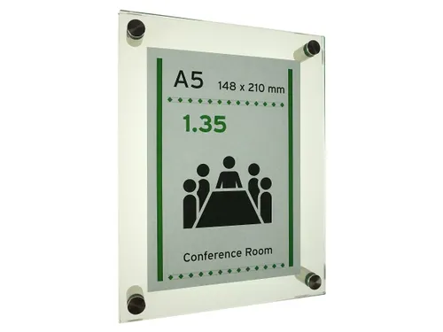 Menoor Deurbord Premium Glasslook A5 Plexiglas
