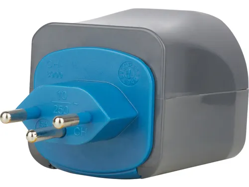Reisstekker Brennenstuhl adapter wereld 150 landen met aarding zwart