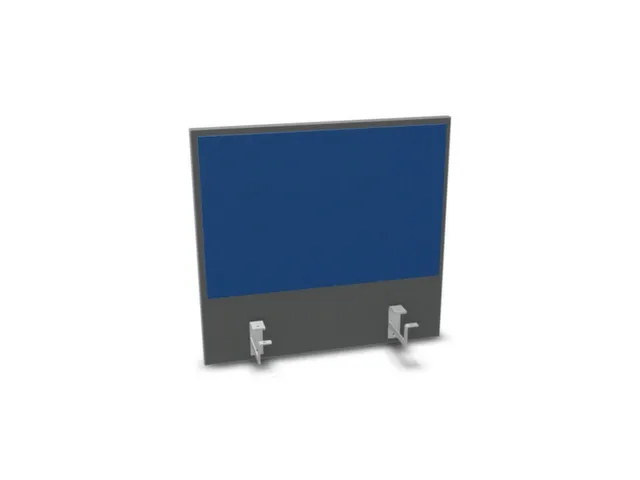 opzetpaneel bureau aanbouw achter MS-donkergrijs BN6016-blauw 600mm