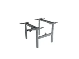 Elektrisch Verstelbaar Zit-Sta Frame Duo Bureau Grijs 180Cm