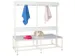 banc double,HxLxP 1600x1500x770mm,piètement RAL9010