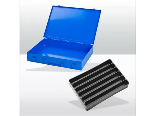 assortimentskoffer,HxBxD 50x335x240mm,6vakken