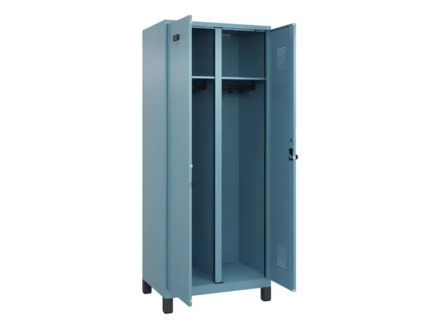 locker voor scheiding van kleding,HxBxD 1950x800x500mm,2vak