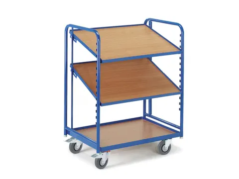 etagewagen,draagverm. 200kg,3etage(s),laadvl. LxB 1240x620mm,MDFetage