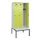 locker met bank,HxBxD 2120x900x815mm,3vak,vak B 300mm,draaigrendel