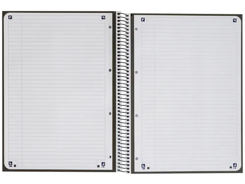 Notitieboek Oxford Classic Europeanbook A4+ lijn 80 Vel Zwart