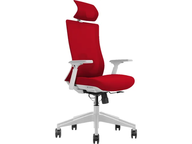 Siège de bureau ERGO approuvé EN 1335 rouge