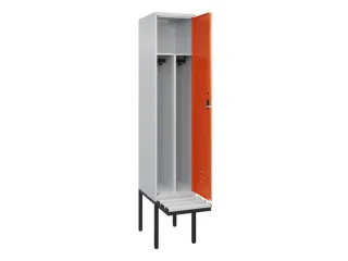 locker voor scheiding van kleding,HxBxD 2120x400x815mm,1vak - 2