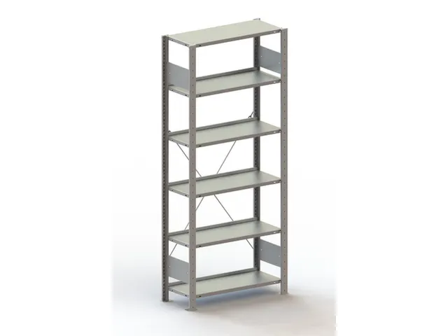 dossierstelling,grondveld,HxBxD 1850x806x336mm,vaklast 80kg