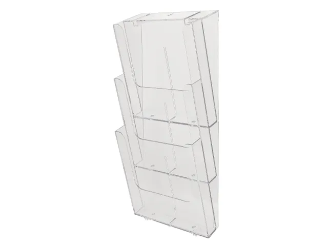 Wandfolderhouder A4 vertic (3) transp.