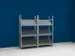 rayonnage à tablettes inclinées base+1xsuivant HxlxP 2000x2670x535mm