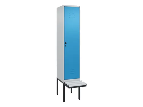locker voor scheiding van kleding,HxBxD 2120x400x815mm,1vak