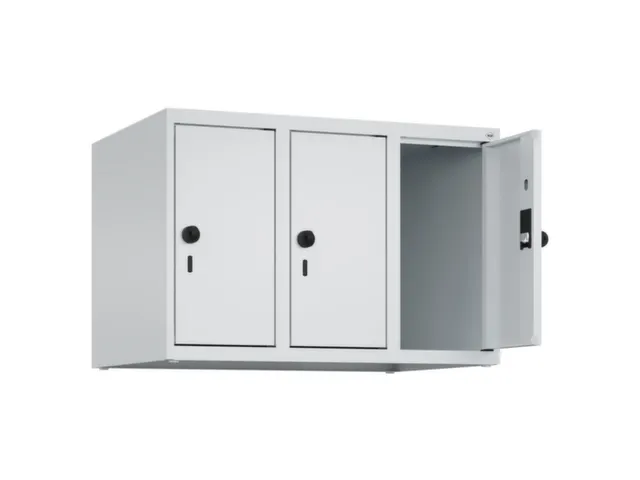 opzetkast,v. locker,3vak.,vak B 250mm,HxBxD 500x750x500mm,vleugeldeur