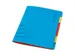 Trieur Secolor Sixtab 6 compartiments carton 100% recyclé 250g bleu