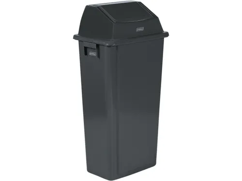 afvalbak,80l,HxBxD 917x460x333mm,wandmontage,romp PP grijs