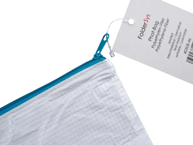 etui DIN Phat-Bag wit groen met hoge duurzaamheid en blauwe ritssluiti