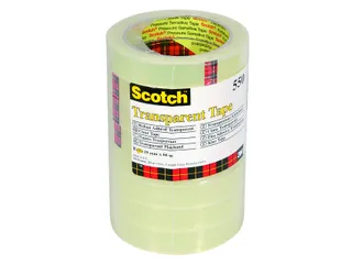 Plakband Scotch 550 19mmx66m transparant - 1