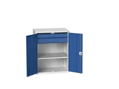 universele kast,HxBxD 1000x800x550mm,1xStalen bodem,2lade(n)