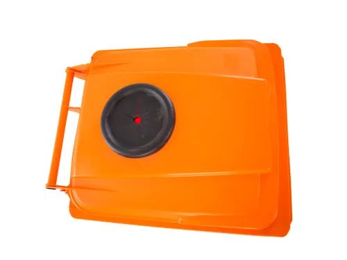 Container met rozet 240 Liter Oranje