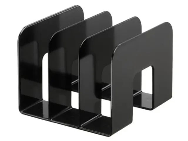 Durable Boekensteun Trend Zwart polystyreen