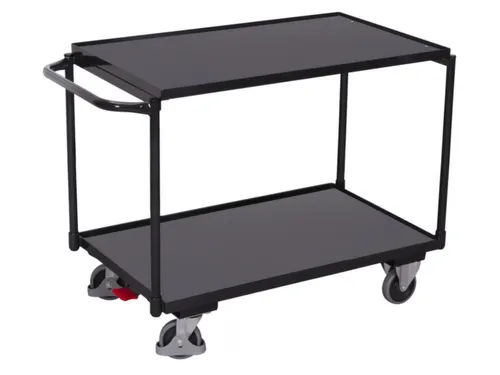 tafelwagen,draagverm. 250kg,2etage(s),laadvl. LxB 985x590mm,houtetage