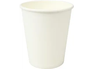 Beker uit karton, 150 ml, wit, pak van 100 stuks - 2