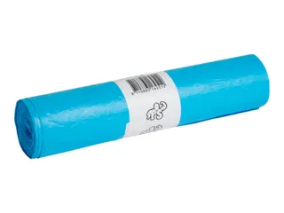 Afvalzak Powersterko HDPE 58x100cm T23 80L Blauw 20x25 stuks - 1