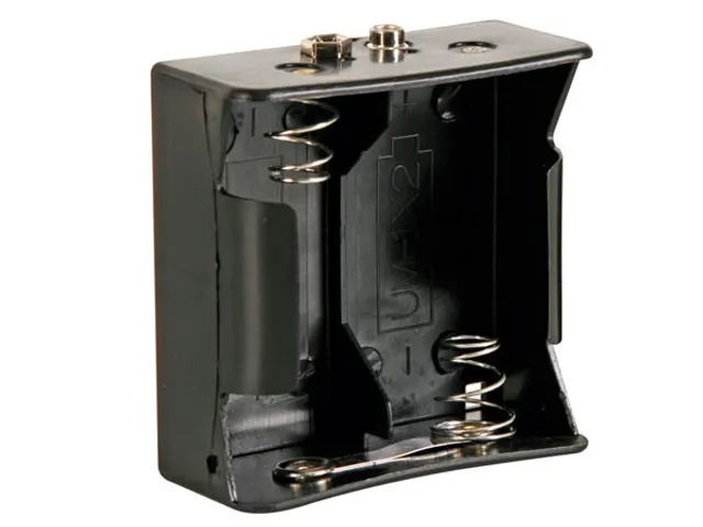 Batterijhouder Voor 2 x D-Cell (Voor Batterijclips)