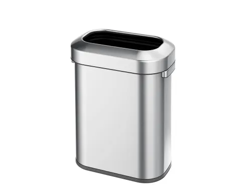 Urban Open Top Afvalbak 60 Liter Mat RVS