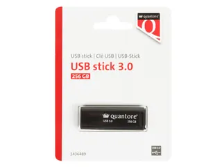 Quantore USB-stick 3.0 256GB Zwart - 1