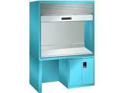 pc-kast,HxBxD 1900x1434x725mm,toetsenbordblad,romp RAL 5012