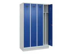 locker voor scheiding van kleding,HxBxD 1950x1200x500mm,4vak