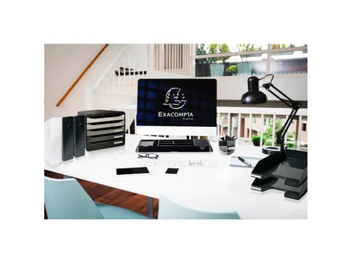 ECOBIN Office Papiermand 15 L assorti zwart/grijs
