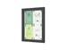 Vitrine murale pour extérieur verrouillable 4xA4 anthracite