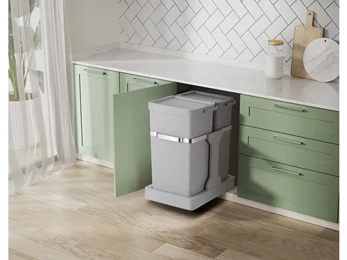 Deco Inbouwafvalemmer 15+20 Liter Eko