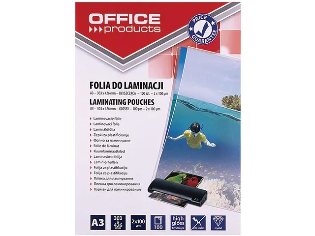 lamineerhoes A3 2x100 micron pak à 100 stuks