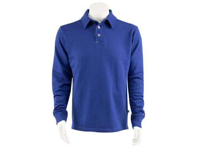 T'riffic Solid Circulair polosweater, korenblauw, maat XL, per stuk