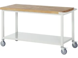 Werkbank 880x1500x700mm Beukenhouten Werkblad Legbord Duwbeugel - 1