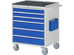 gereedschapswagen 975x770x650mm metaalblad 450kg 6 laden RAL5010