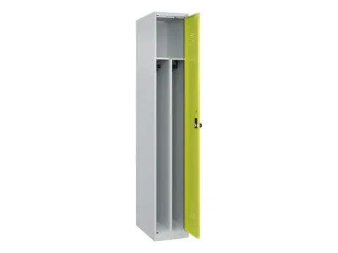 Armoire vestiaire 1850x300x500mm 1 compartiment RAL7035/RAL1108060