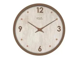 Wandklok CEP Orium Naturalis 31cm geruisloos uurwerk hout - 1