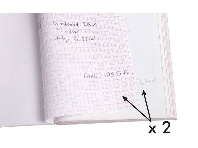 Kasboek Exacompta Manifold ontvangsten dupli 50vel NL