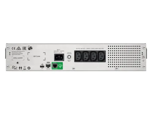 APC Smart-UPS SMC1000I-2UC Noodstroomvoeding - 4x C13, USB, Rack Mount