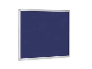 Textielbord Met Aluminium Frame 90x60Cm Blauw Vilt - 6