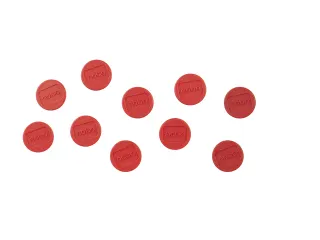 Magneet Nobo 24mm rood 10 stuks - 2