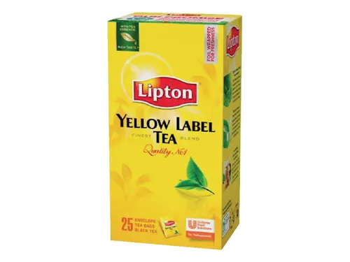 Thee Lipton Yellow Label Met Envelop 25Stuks