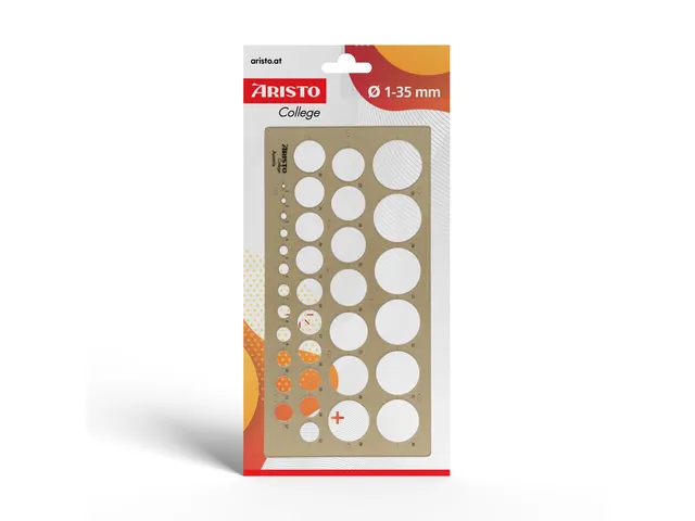 Cirkelsjabloon Aristo 1-36 mm
