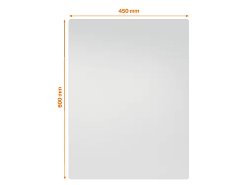 Whiteboard Nobo frameloos modulair magnetisch 60x45cm