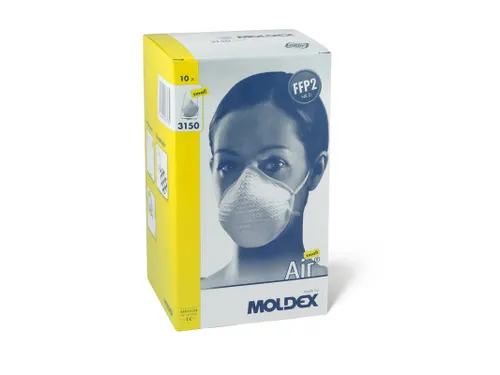 Moldex stofmasker Air FFP2 NR D maat S/M individueel verpakt 10 Stuks